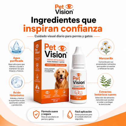Cuidado ocular e higiene para tu mascota - PetVision®